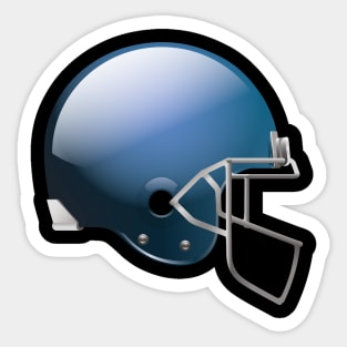 Original Football Helmet In Navy Color Sticker